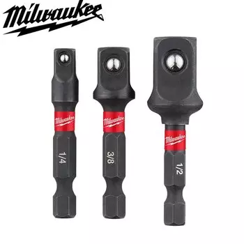 Milwaukee SHOCKWAVE Адаптеры для ударного инструмента 3 шт.