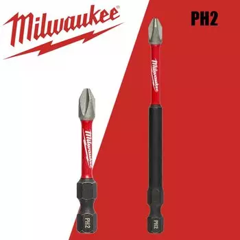 Milwaukee PH2 50/89 мм ударная крестовая отвертка из высокоскоростной стали электрическая отвертка столярный электроинструмент аксессуар