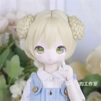 Милые 1/3 1/4 1/6 куклы BJD парики высокотемпературные короткие аксессуары для волос для девочек DIY подарок