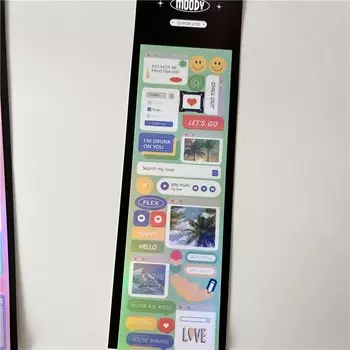 Милые лазерные наклейки для компьютера MMZBHA