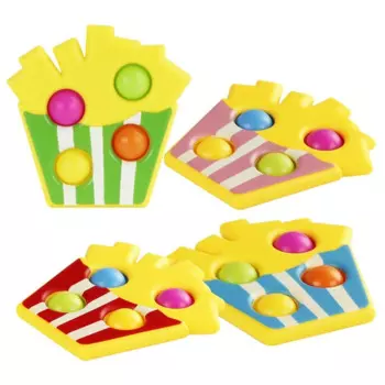 Милые Мультяшные чипсы, игрушка-сжималка для еды, простой мягкий мяч, декомпрессионная детская игрушка-антистресс для рук, подарок для детей