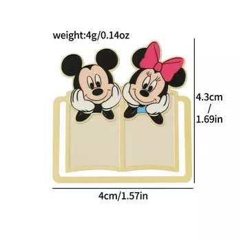 Металлические закладки Микки и друзья MINISO