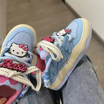 Милые шнурки Hello Kitty Cinnamoroll Sanrio моя мелодия для беременных Детские очаровательные плюшевые кукольные аксессуары для обуви Gi