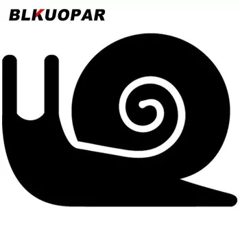 Милые забавные автомобильные наклейки BLKUOPAR в виде счастливой улитки устойчивые к царапинам солнцезащитные индивидуальные наклейки оконные шлем Декор Автомобильная этикетка