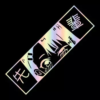 Милый дизайн для девочек, автомобильная наклейка, высечка, виниловые аниме наклейки, голографические наклейки для автомобиля, окна, бампера, двери, автомобиля, внешний декор