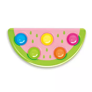 Милый фруктовый арбуз, Сжимаемый мягкий мяч с простыми затемнениями, игрушки для декомпрессии, детская игрушка-антистресс для рук, подарок для детей