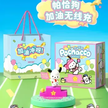 Милый Sanrio, почтовый аксессуар, Беспроводная зарядка, Подарочная коробка, мультяшное зарядное устройство, зарядное устройство, аниме почтовый аксессуар, подарки для девочек