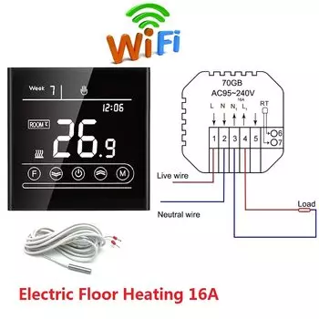 MINCO HEAT MK70-GA-WiFi термостат для водяного пола