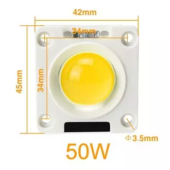 MING&BEN LED COB Chip лампа 20/30/50 Вт 220В теплый/дневной/холодный белый