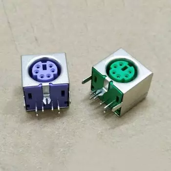 MINI 6-контактный гнездовой разъем PS2 MDC-6-19 PBC