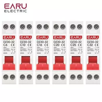 Мини автоматический выключатель EARUELECTRIC DPN-32