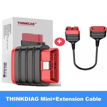 Мини-автомобильный сканер Thinkdiag OBD2, полная система, диагностический считыватель кодов, сканер неисправностей двигателя для автомобилей OBD II с 1996 года