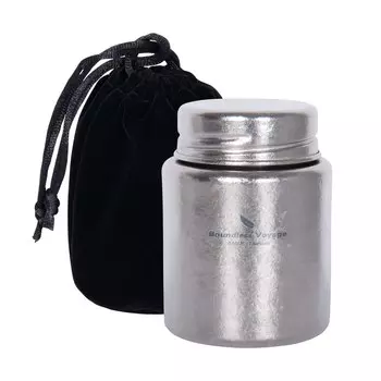 Мини-банка для чая Boundless Voyage из титана