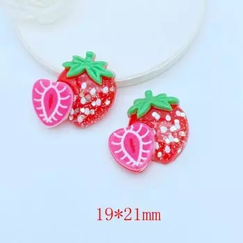 Мини блестящие фрукты кабошоны TSXJY 20 шт