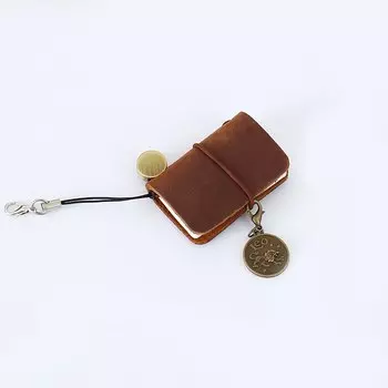 Мини-блокнот ALLTU H0503 из воловьей кожи