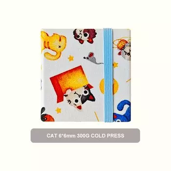 Мини-блокнот POTENTATE SeamiArt для рисования 6x6 см 20 листов