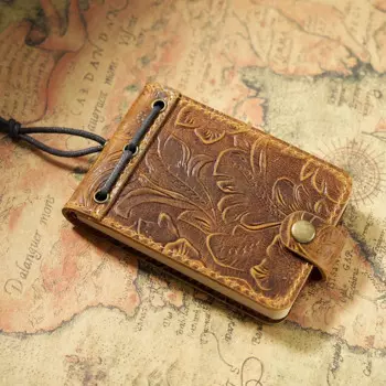 Мини-блокнот SD&HI кожаный