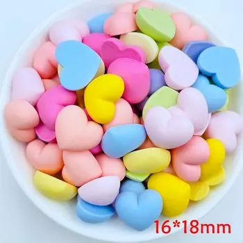 Мини-браслеты MATE BIRDS сердечком из канифоли 20 шт