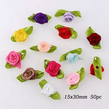 Искусственные цветы OEMOO мини разноцветные 50/100 шт