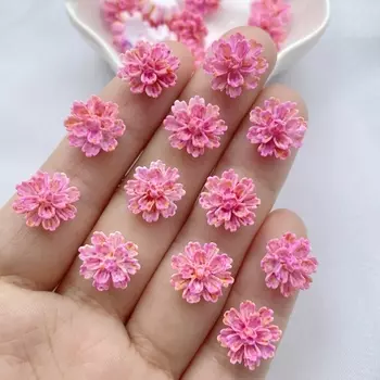 Мини-цветы из полимера TSXJY, 50 шт.