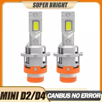 Мини D2S D4S Светодиодная автомобильная фара Canbus Беспроводная HID D2R D4R Светодиодная ксеноновая лампа 1:1 Turbo Led Автоматическая лампа Plug and Play Фара