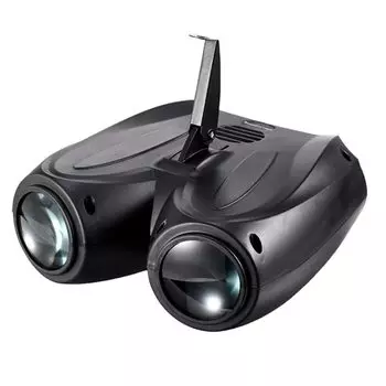 Мини-джей диско-свет, красочный светодиодный лазерный проектор, двойная головка, вечерние светильники, 128 светодиодов, сценическое освещение для домашних развлечений