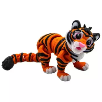 Мини-фигурка тигра из пластика Feisifan