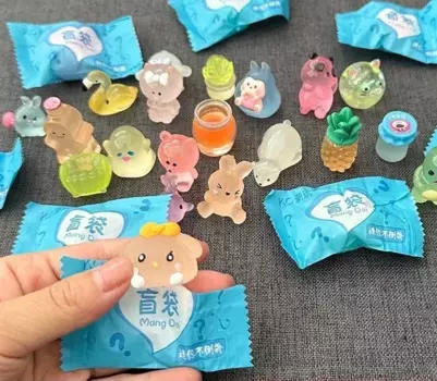 Мини-фигурка животных MOONBIFFY, светящиеся в темноте