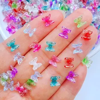 Мини фигурки бабочки из полимера TSXJY 200 шт