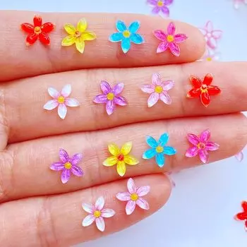 Мини фигурки цветов из канифоли TSXJY