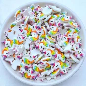 Мини-фигурки единорогов из смолы TSXJY, 20 шт