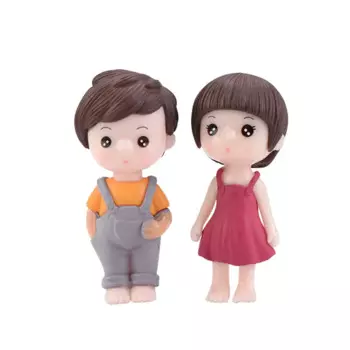 Мини фигурки пары WEEDDIE для сада или интерьера