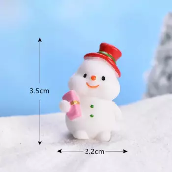 Мини фигурки Санта-Снеговик MOONBIFFY