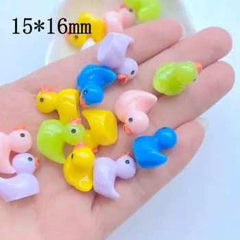 Мини фигурки уток из смолы TSXJY набор из 10 штук