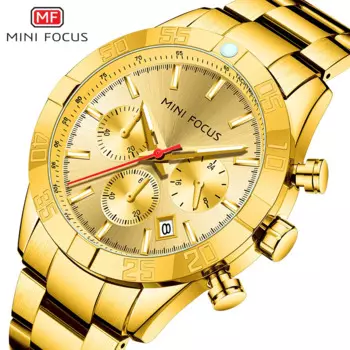 Мини фокус новые спортивные часы для мужчин Топ люксовый бренд из нержавеющей стали водонепроницаемые часы мужские военные кварцевые наручные часы Montre Homme