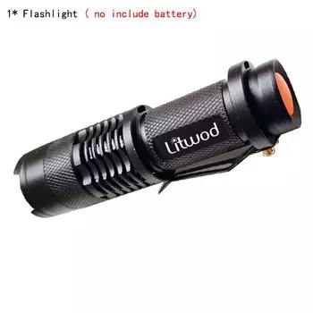 Мини-фонарик Litwod T6/L2 черный