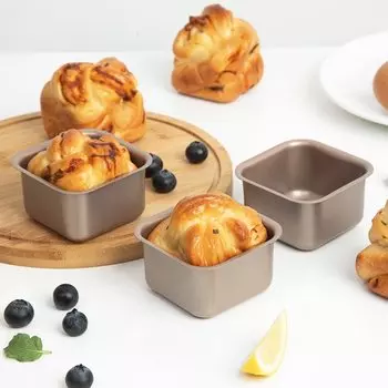 Мини-форма для торта MEXQCH из углеродистой стали розового золота