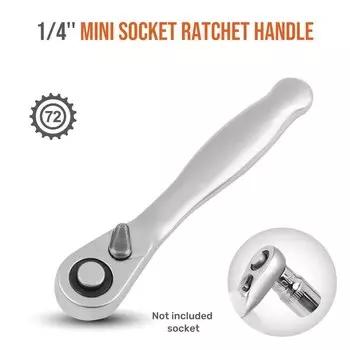 Мини гаечный ключ Hi-Spec с трещоткой 1/4 дюйма