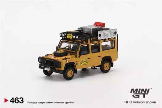 MINI GT 1:64 Defender 110 Кубок с верблюдом Amazon Team France RHD