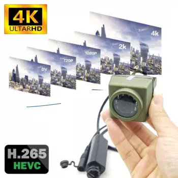 Мини HD 8 МП 4 МП наружная Водонепроницаемая камера ночного видения 940 нм IR MIcro Small Car IP IR POE Nest камера видеонаблюдения Аудио Xmeye