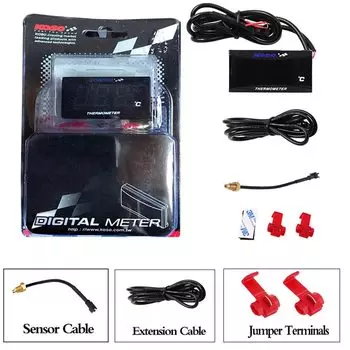 Мини-измеритель температуры воды KOSO для XMAX250 300 NMAX CB 400 CB500X, адаптер с датчиком температуры, аксессуары для скутеров и гоночных мотоциклов