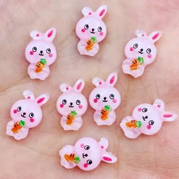 Мини кабошоны из смолы MATE BIRDS