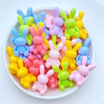 Мини кабошоны кролики из смолы TSXJY