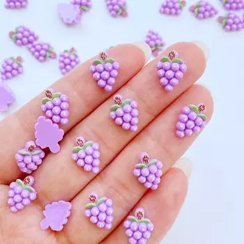 Мини кабошоны смолы виноград purple 40 шт TSXJY