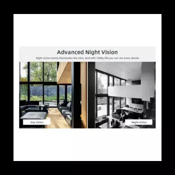 Мини-камера видеонаблюдения, 3 Мп, 1080P, Wi-Fi