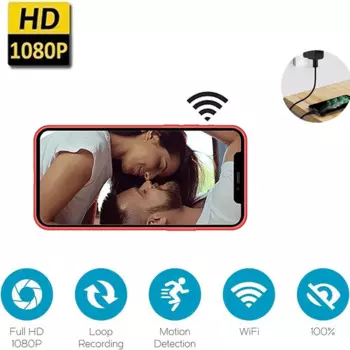 Мини-камеры 1080P, домашние маленькие беспроводные Wi-Fi камеры, внутреннее видео, обнаружение движения, оповещения о безопасности, камера ночного видения, няня
