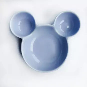 Мини керамическая тарелка MINISO с Микки Диснеем