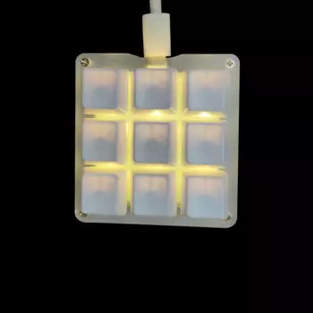 Мини-клавиатура с 9 клавишами, механическая, с RGB-подсветкой