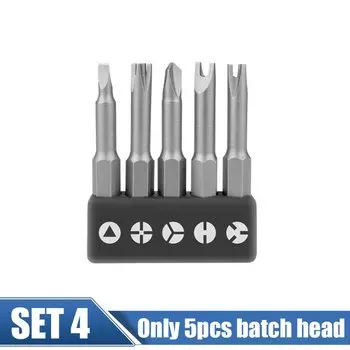 Мини-ключ Torx, 1/4 Дюйма, 6,35 Мм, L-образная Многофункциональная Треугольная Отвертка С Двойной Головкой