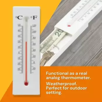 Мини-Копилка для денег, термометр, скрытый сейф, секретный контейнер для хранения, ювелирные изделия